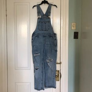 Denim overalls
